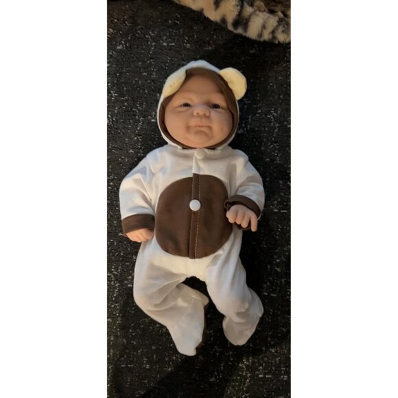 🆕14 inch Full Body Platinum Silicone Bald Baby Dolls Girl With Feeding kit - Picture 3 of 9